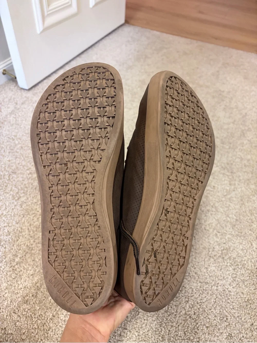 NOBULL Men's Brown Perforated Chukka Boots